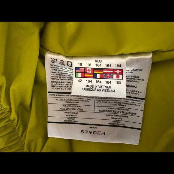 Spyder ski snowboard jacket - Picture 8 of 8